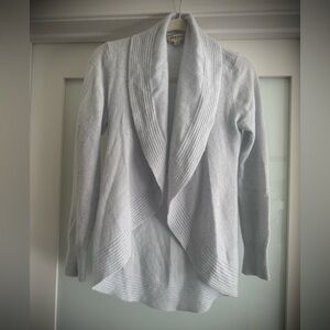 Repeat Baby Blue Cashmere Cardigan Sweater, S
